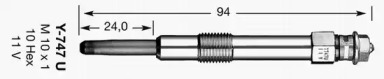 Свеча накаливания (NGK: 4694)